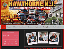 Tablet Screenshot of hawthornefire.org